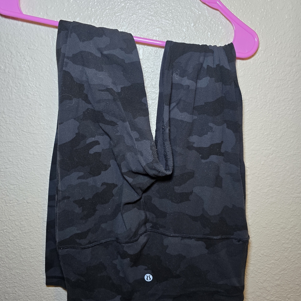 lululemon athletica Black Camo Leggings
